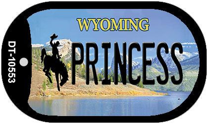 Princess Wyoming Novelty Metal Dog Tag Necklace DT-10553