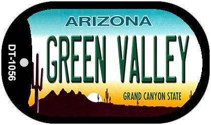 Green Valley Arizona Novelty Metal Dog Tag Necklace DT-1056