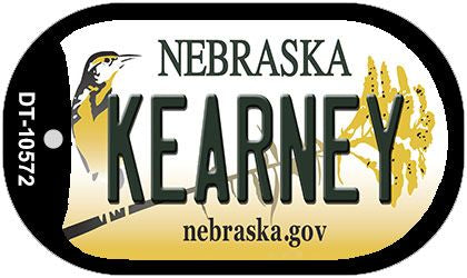 Kearney Nebraska Novelty Metal Dog Tag Necklace DT-10572