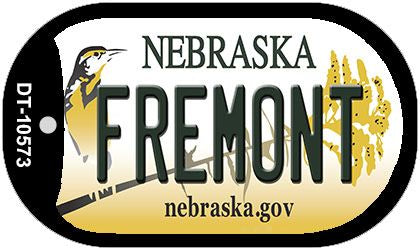 Fremont Nebraska Novelty Metal Dog Tag Necklace DT-10573