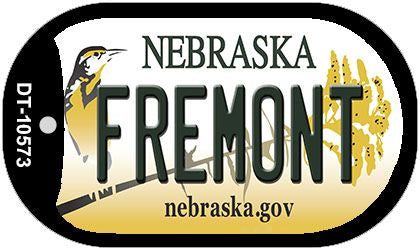 Fremont Nebraska Novelty Metal Dog Tag Necklace DT-10573