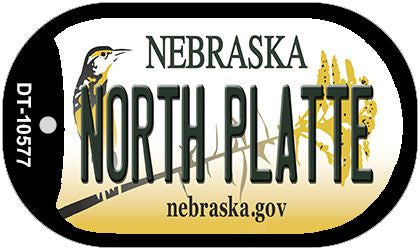 North Platte Nebraska Novelty Metal Dog Tag Necklace DT-10577