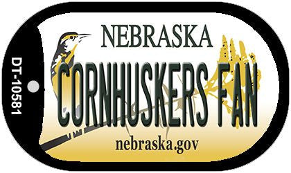 Cornhuskers Fan Nebraska Novelty Metal Dog Tag Necklace DT-10581