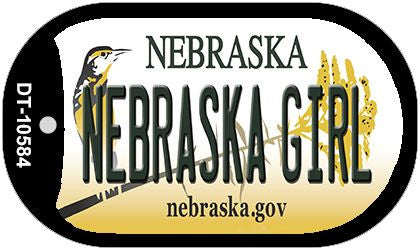 Nebraska Girl Nebraska Novelty Metal Dog Tag Necklace DT-10584