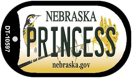 Princess Nebraska Novelty Metal Dog Tag Necklace DT-10597