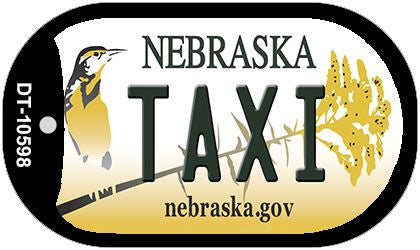 Taxi Nebraska Novelty Metal Dog Tag Necklace DT-10598