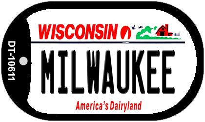 Milwaukee Wisconsin Novelty Metal Dog Tag Necklace DT-10611