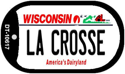 La Crosse Wisconsin Novelty Metal Dog Tag Necklace DT-10617