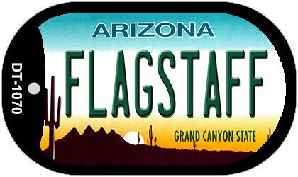 Flagstaff Arizona Novelty Metal Dog Tag Necklace DT-1070