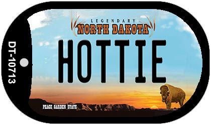 Hottie North Dakota Novelty Metal Dog Tag Necklace DT-10713