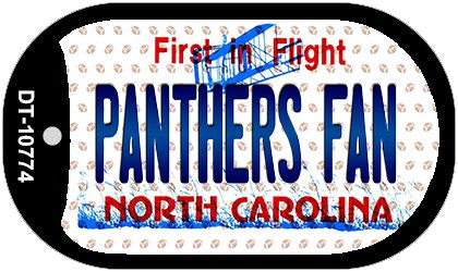 Panthers Fan North Carolina Novelty Metal Dog Tag Necklace DT-10774