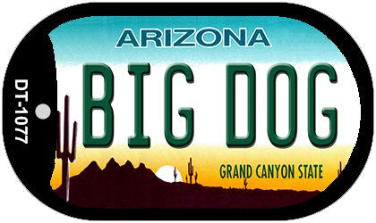 Big Dog Arizona Novelty Metal Dog Tag Necklace DT-1077