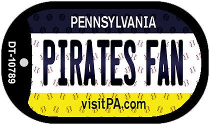 Pirates Fan Pennsylvania Novelty Metal Dog Tag Necklace DT-10789
