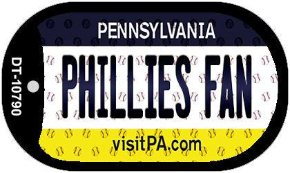 Phillies Fan Pennsylvania Novelty Metal Dog Tag Necklace DT-10790