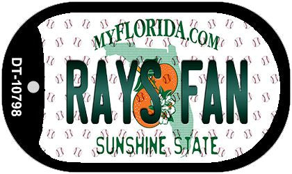 Rays Fan Florida Novelty Metal Dog Tag Necklace DT-10798