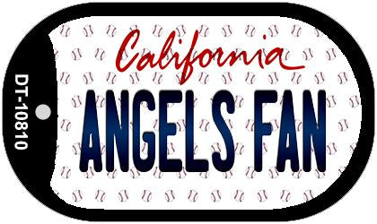Angels Fan California Novelty Metal Dog Tag Necklace DT-10810