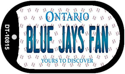 Blue Jays Fan Ontario Novelty Metal Dog Tag Necklace DT-10815
