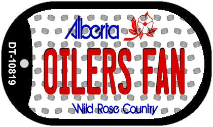 Oilers Fan Alberta Novelty Metal Dog Tag Necklace DT-10819