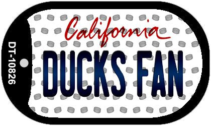 Ducks Fan California Novelty Metal Dog Tag Necklace DT-10826