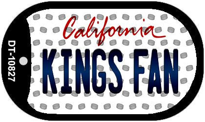 Kings Fan California Novelty Metal Dog Tag Necklace DT-10827