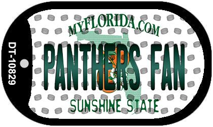 Panthers Fan Florida Novelty Metal Dog Tag Necklace DT-10829