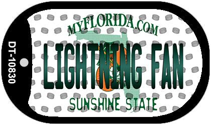 Lightning Fan Florida Novelty Metal Dog Tag Necklace DT-10830
