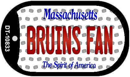 Bruins Fan Massachusetts Novelty Metal Dog Tag Necklace DT-10833