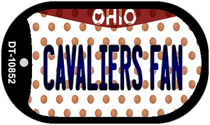 Cavaliers Fan Ohio Novelty Metal Dog Tag Necklace DT-10852