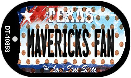 Mavericks Fan Texas Novelty Metal Dog Tag Necklace DT-10853