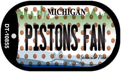 Pistons Fan Michigan Novelty Metal Dog Tag Necklace DT-10855