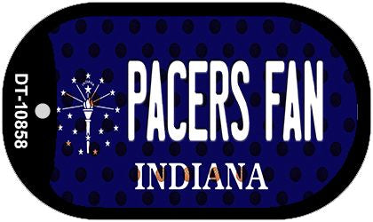 Pacers Fan Indiana Novelty Metal Dog Tag Necklace DT-10858
