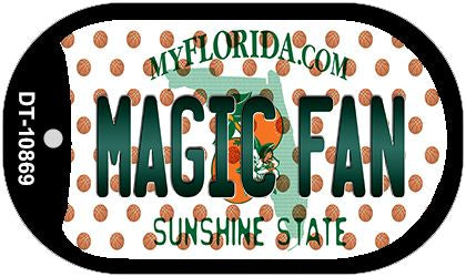 Magic Fan Florida Novelty Metal Dog Tag Necklace DT-10869