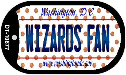 Wizards Fan Washington DC Novelty Metal Dog Tag Necklace DT-10877