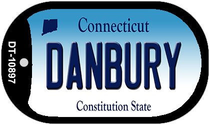 Danbury Connecticut Novelty Metal Dog Tag Necklace DT-10897