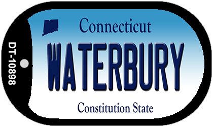 Waterbury Connecticut Novelty Metal Dog Tag Necklace DT-10898