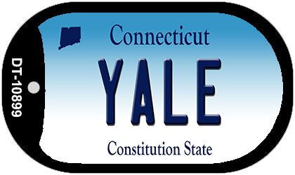 Yale Connecticut Novelty Metal Dog Tag Necklace DT-10899