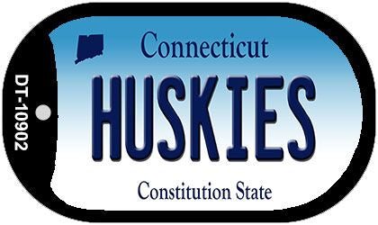 Huskies Connecticut Novelty Metal Dog Tag Necklace DT-10902