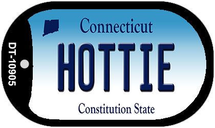 Hottie Connecticut Novelty Metal Dog Tag Necklace DT-10905