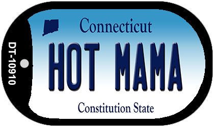 Hot Mama Connecticut Novelty Metal Dog Tag Necklace DT-10910