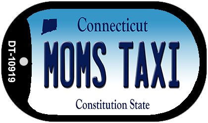 Moms Taxi Connecticut Novelty Metal Dog Tag Necklace DT-10919
