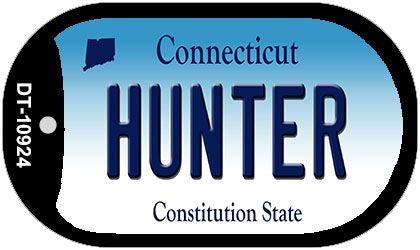 Hunter Connecticut Novelty Metal Dog Tag Necklace DT-10924