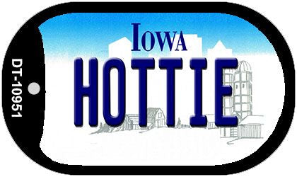 Hottie Iowa Novelty Metal Dog Tag Necklace DT-10951