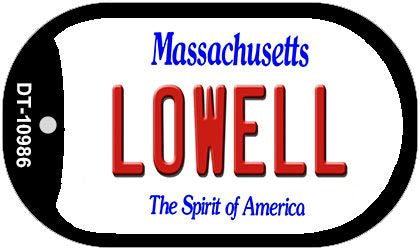 Lowell Massachusetts Novelty Metal Dog Tag Necklace DT-10986