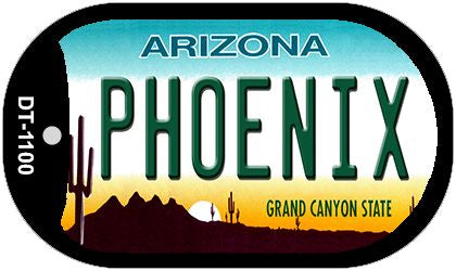 Phoenix Arizona Novelty Metal Dog Tag Necklace DT-1100