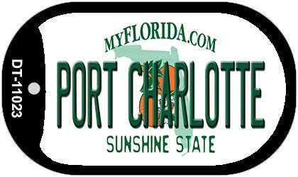 Port Charlotte Florida Novelty Metal Dog Tag Necklace DT-11023