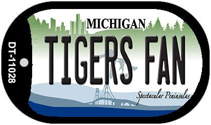 Tigers Fan Michigan Novelty Metal Dog Tag Necklace DT-11028