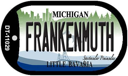 Frankenmuth Michigan Novelty Metal Dog Tag Necklace DT-11029