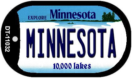 Minnesota Novelty Metal Dog Tag Necklace DT-11032