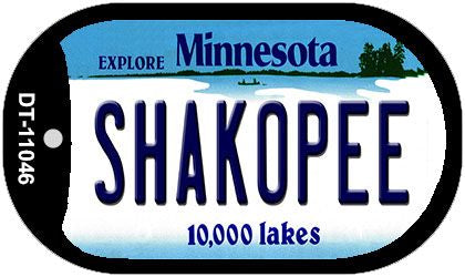 Shakopee Minnesota Novelty Metal Dog Tag Necklace DT-11046