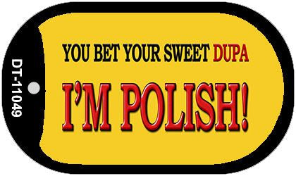 Im Polish Novelty Metal Dog Tag Necklace DT-11049